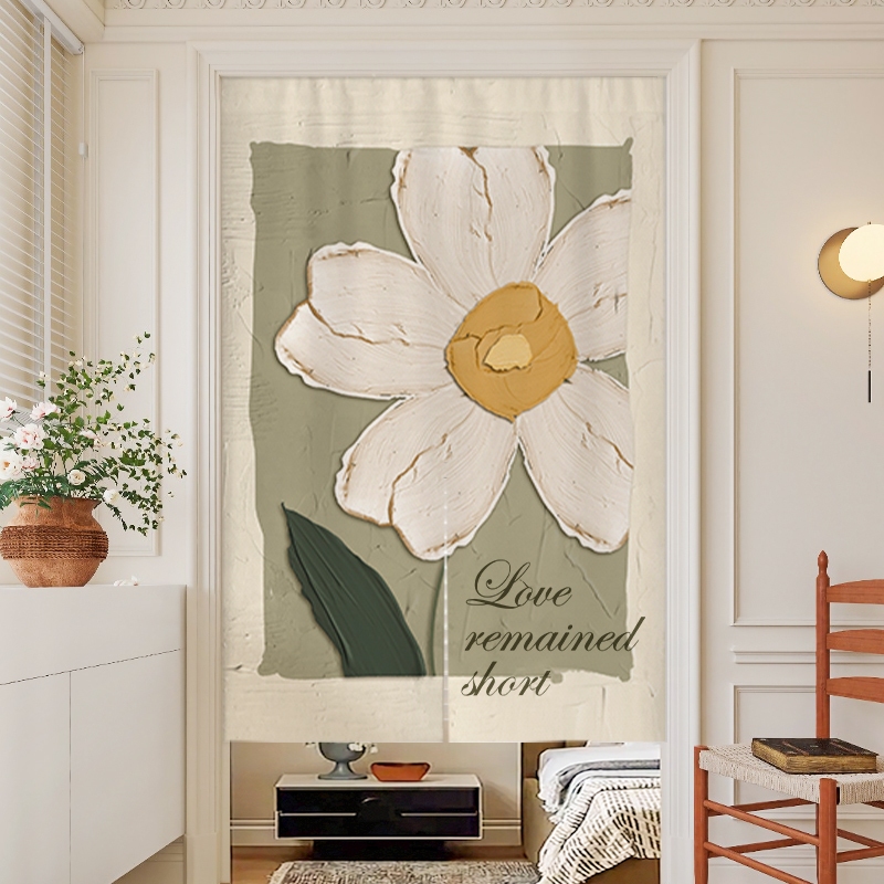 แนะนำ ผ้าม่าน ผ้าม่านกั้นประตู แบบครึ่งวงกลม ป้องกันควัน สไตล์ครีม สําหรับร้านอาหาร โรงแรม ห้องครัว ราคาพิเศษ มีเก็บเงินปลายทาง