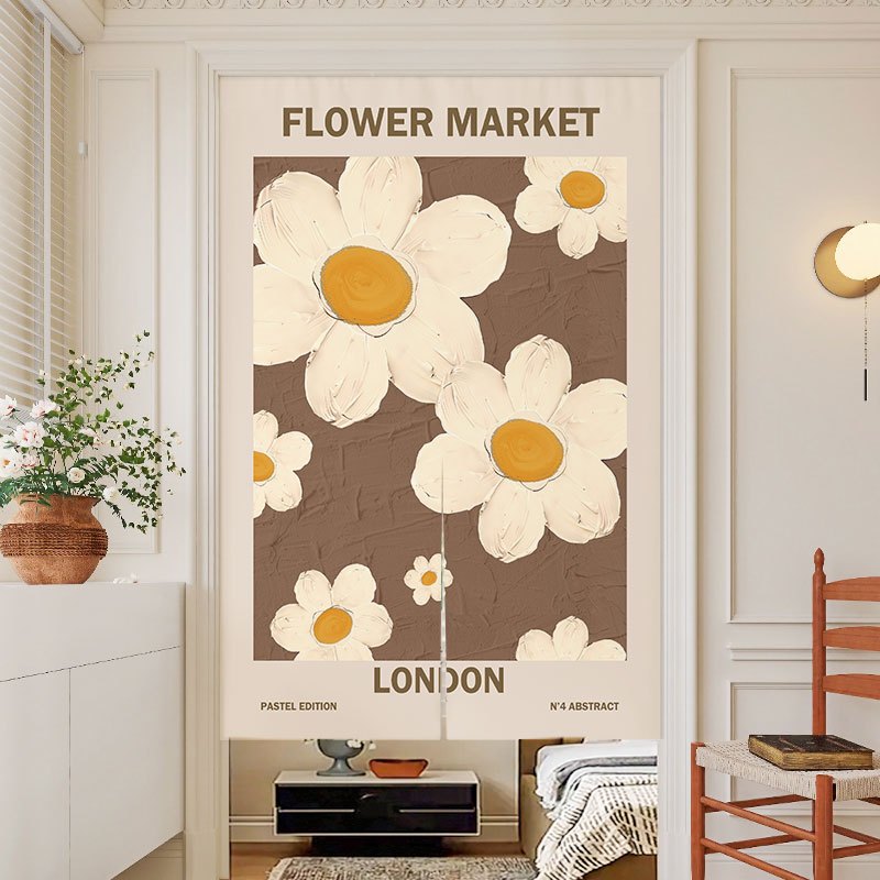 แนะนำ ผ้าม่าน ผ้าม่านกั้นประตู แบบครึ่งวงกลม ป้องกันควัน สไตล์ครีม สําหรับร้านอาหาร โรงแรม ห้องครัว ราคาพิเศษ มีเก็บเงินปลายทาง