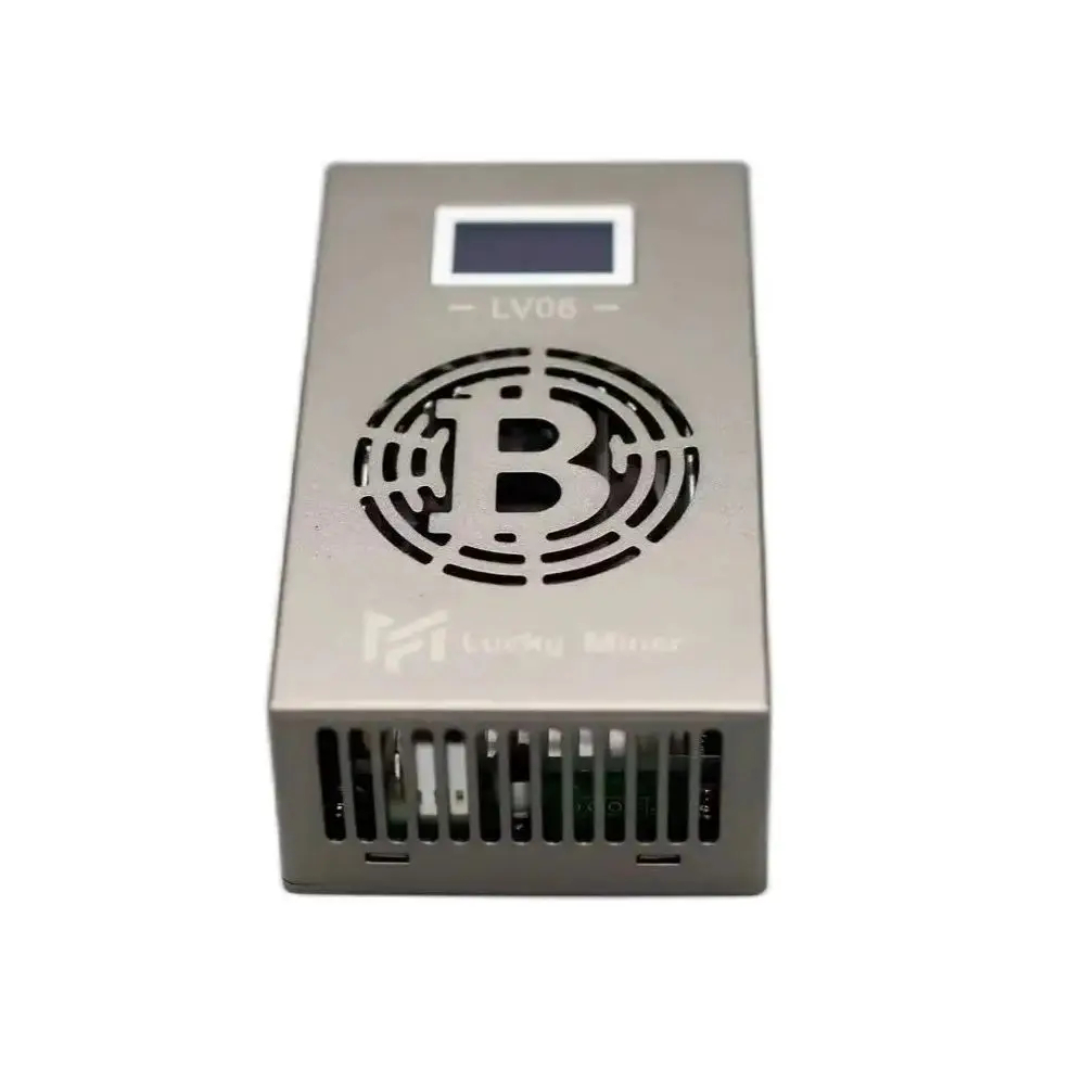 Lucky miner 06 Bitcoin Miner BTC Lotto Machine 500GH/S Hashrate BM1366 ชิป ASIC บ้าน Silent Miner พร