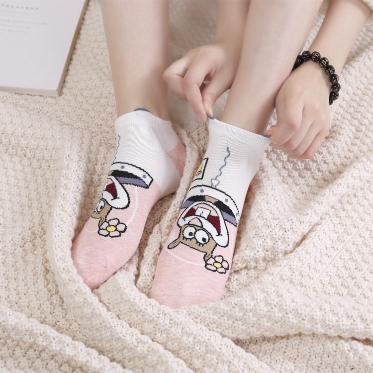 ถุงเท้ากีฬา ลายการ์ตูนปลาหมึก ฟองน้ํา น่ารัก รูปที่ 5