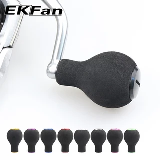 EKFan 1Pcs EVA ตกปลารอกจับลูกบิดสําหรับแบริ่ง 7*4*2.5 มม.ตกปลาอุปกรณ์เสริมเหยื่อหล่อปั่นชิ้นส่วนรอกตกปลา