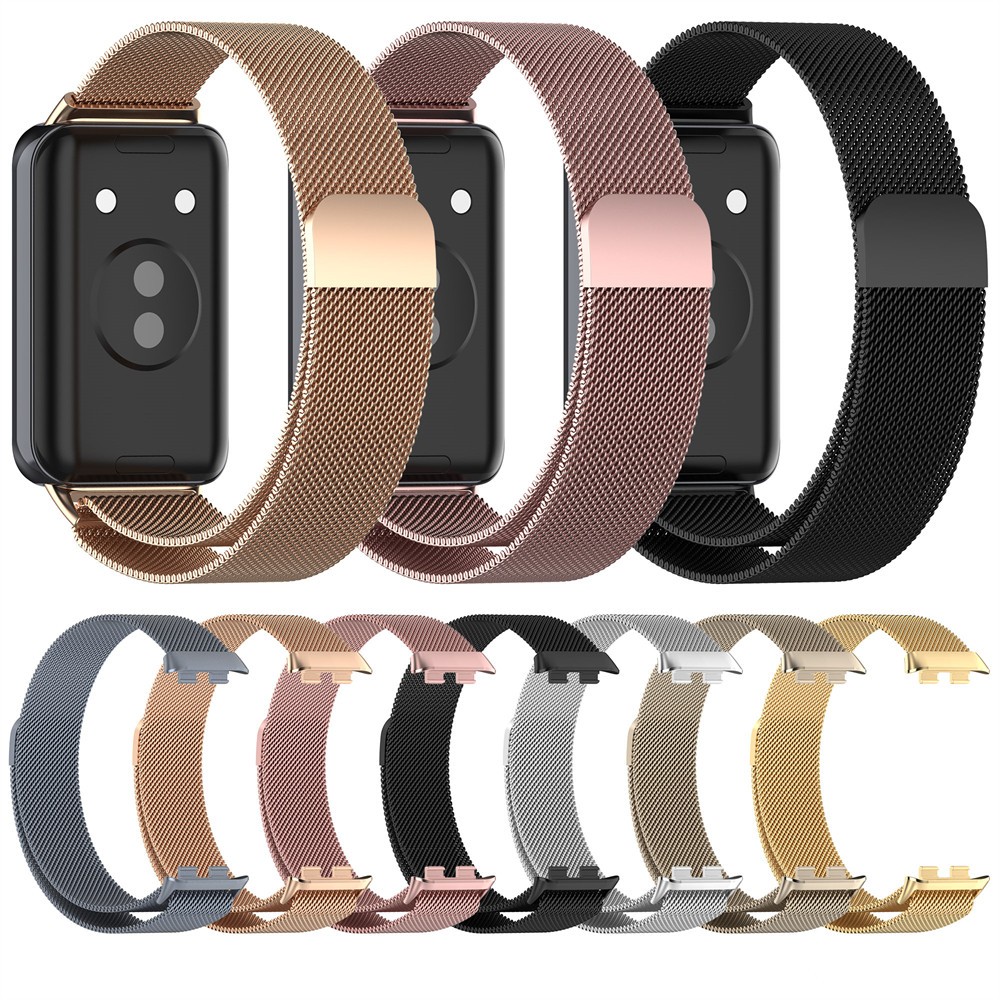 สายนาฬิกาข้อมือ สเตนเลส หัวเข็มขัดแม่เหล็ก สําหรับ Honor band 9