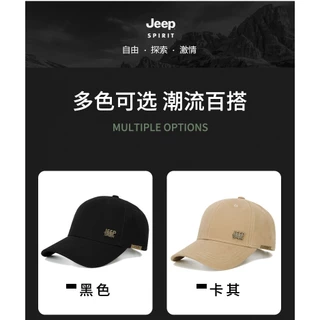 Jeep SPIRIT 1941 ESTD หมวก สําหรับผู้ชาย ใส่ได้ทุกฤดูกาล หมวกเบสบอล ปรับได้ คุณภาพสูง