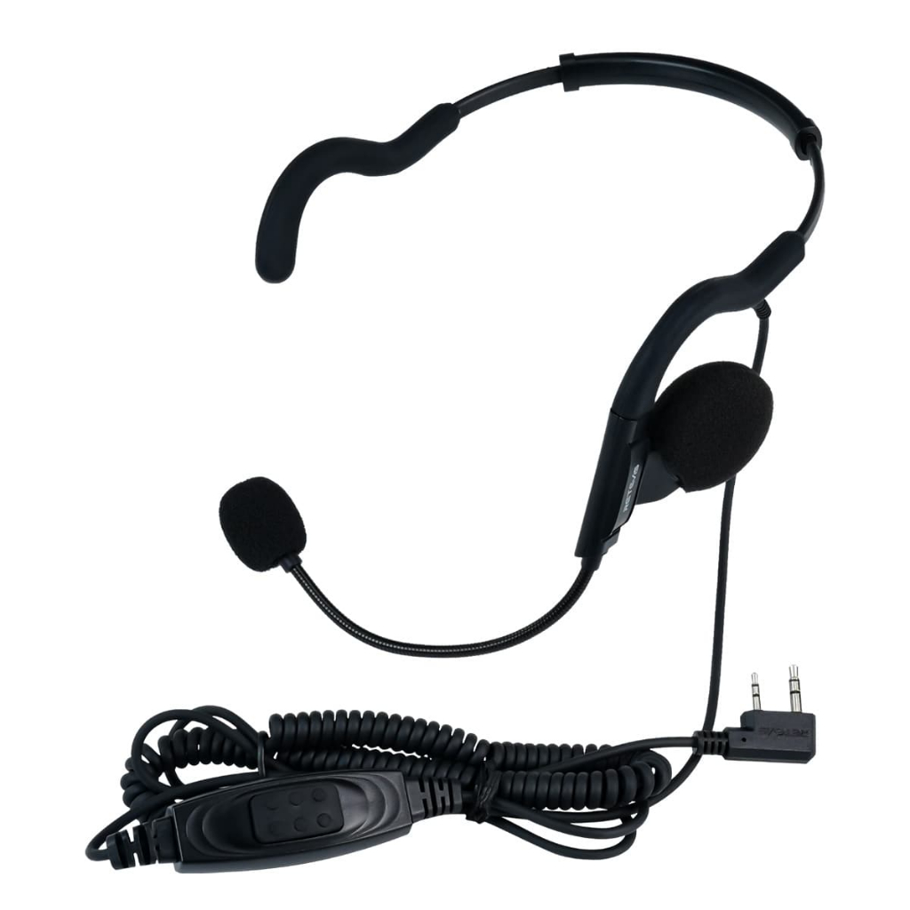 Retevis EHK014 Behind-The-Head ชุดหูฟังวิทยุสื่อสาร พร้อมไมโครโฟน 2Pin