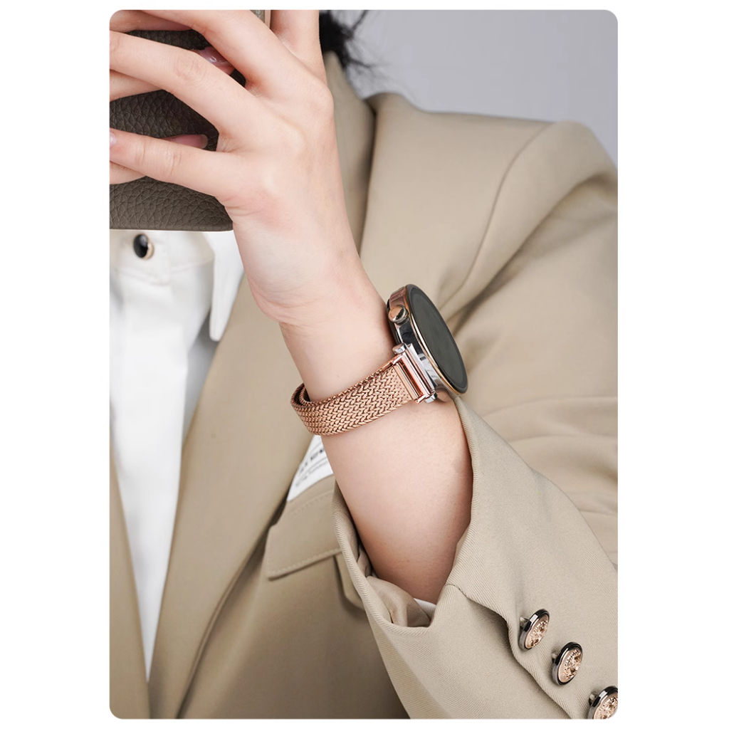 สาย garmin lily 2 Strap สายนาฬิกาข้อมือสเตนเลส Garmin lily 2 สาย เปลี่ยน สําหรับ Wheat Garmin Lily 2 Active สาย Strap For Garmin Lily 2 Strap Watchband Stainless Steel Garmin Lily2 Strap Replacement Garmin Bracelet สาย Garmin Lily 2 Active Strap ราคา ถูกที่สุด ดีลบีเคเค แกลเลอรีภาพที่ 4
