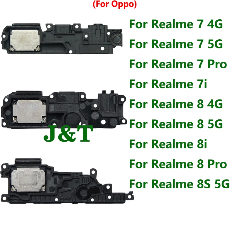 สําหรับRealme 5i 7 7i 8 8S 7Pro 8Pro 4G 5G LoudลําโพงBuzzer Ringer Flexสายริบบิ้น