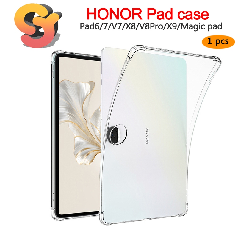 [พร้อมส่ง] Honor เคสแท็บเล็ต TPU แบบใส กันกระแทกสี่มุม สําหรับ HUAWEI HONOR pad8 Magic pad V6 X7 V8Pro pad 9