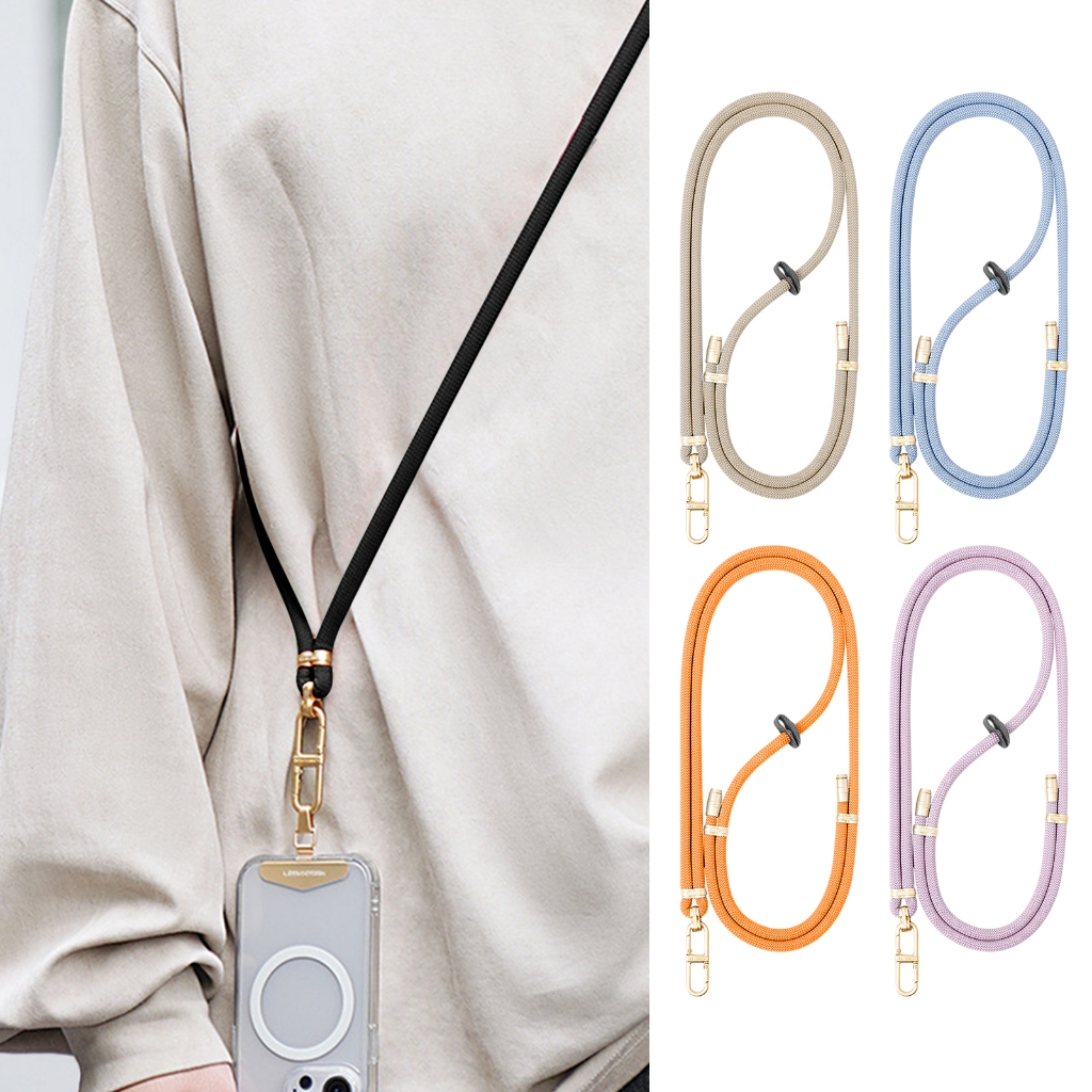 สายคล้องโทรศัพท์ ป้องกันการโจรกรรม สายคล้องโทรศัพท์ แบบปรับได้ พร้อมสายรัดโทรศัพท์ สากล สําหรับผู้ชาย และผู้หญิง