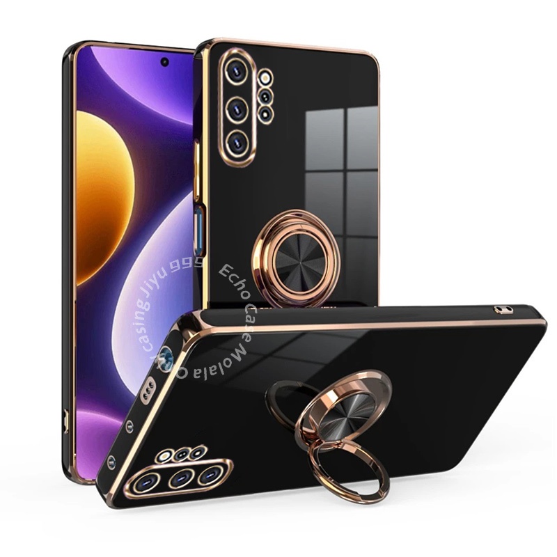 เคส Samsung Note 10 Plus 9 8 20 Ultra Note10 Lite เคสโทรศัพท์ซิลิโคน กันกระแทก พร้อมแหวนนิ้ว