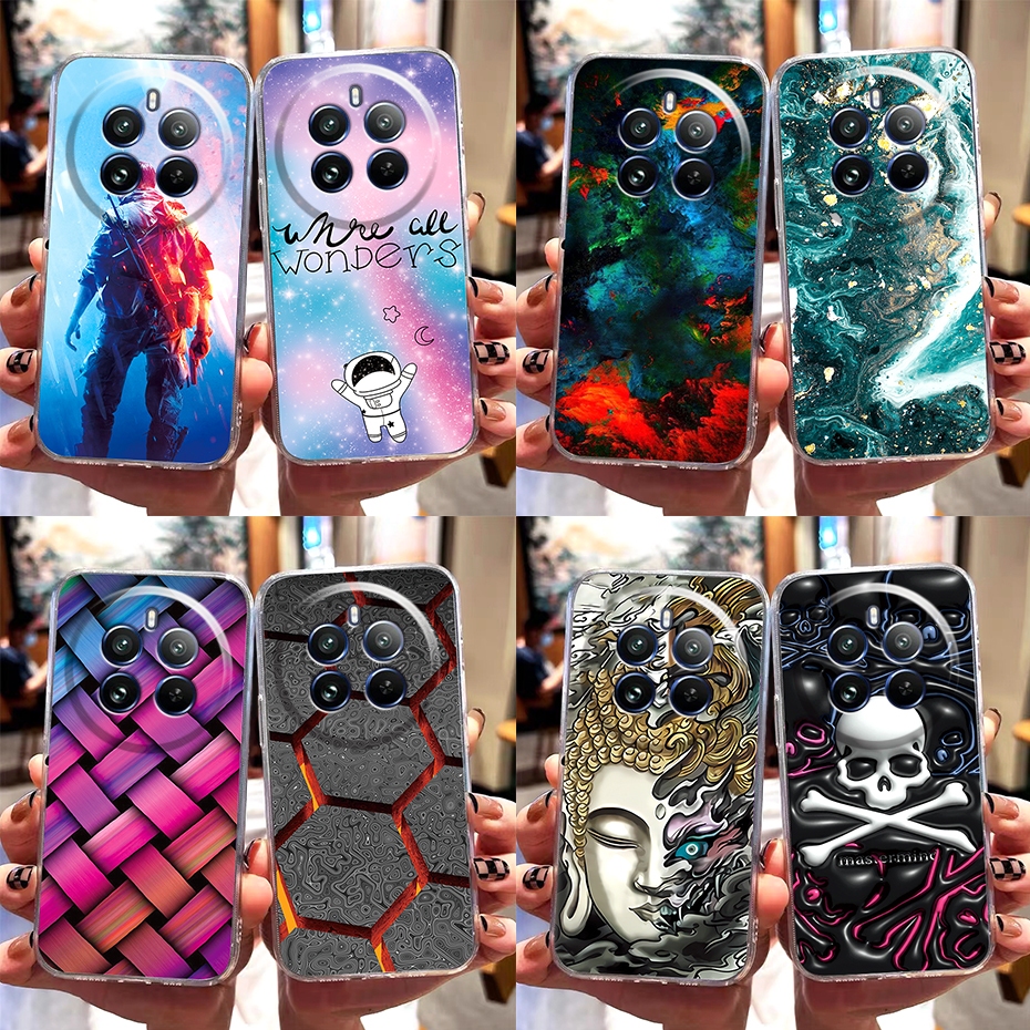ใหม่ เคสโทรศัพท์มือถือ TPU นิ่ม แบบใส ลายหินอ่อน สําหรับ Realme 12 Pro Plus 5G 2024 Realme 12Pro Plus 12Pro+