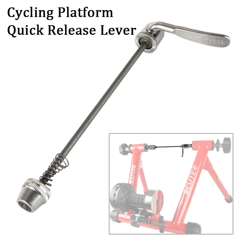แพลตฟอร์มปั่นจักรยาน เหล็กสำหรับจักรยานเสือภูเขา พร้อม Quick Release Lever เพื่อความสะดวกในการเปลี่ยนล้อ