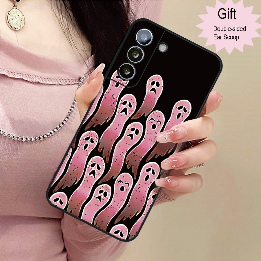 SAMSUNG ผีน่ารัก,เคสสําหรับSamsung Galaxy A03/A03S/A05/A05S/A10/A10S/A11/A12 4G/A13/A14/A15/A20/A30/