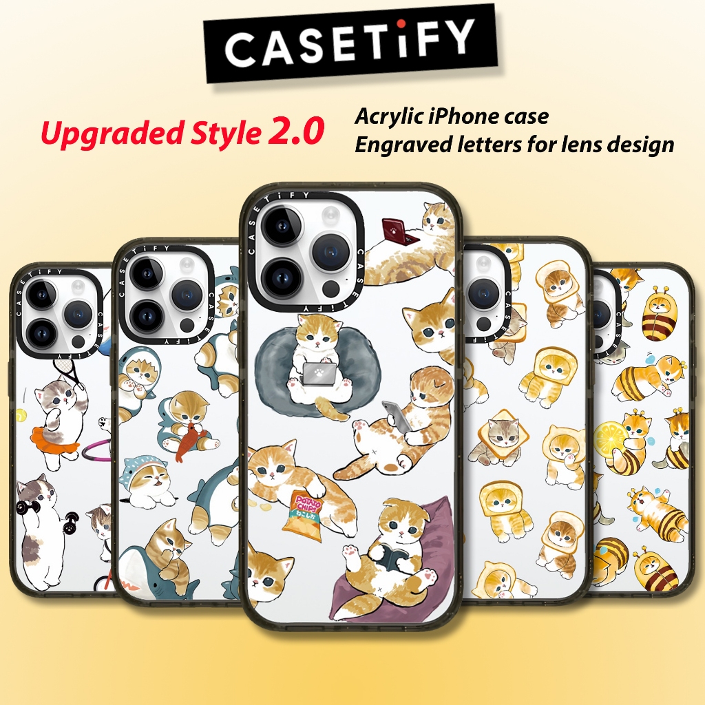 Casetify เคสโทรศัพท์มือถืออะคริลิค ลายแมวญี่ปุ่น สําหรับ Iphone 15ProMax 13 11 12Promax 13Promax 11 12 13 14 15