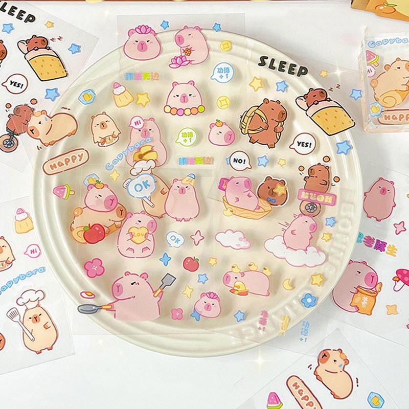 สติ ๊ กเกอร ์ บัญชีสีชมพูไดอารี ่ DIY อัลบั ้ มสติกเกอร ์ ตกแต ่ งบัญชีมือ