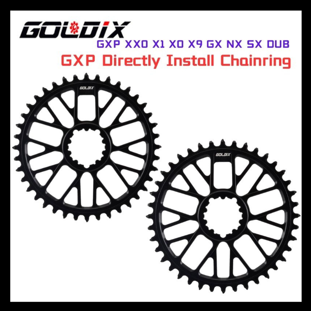Goldix จานหน้าจักรยาน 32-48T เบาพิเศษ 3 มม. แคบ ติดตั้งง่าย สําหรับรถจักรยานเสือภูเขา