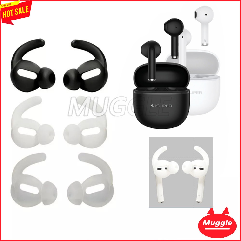 หูฟังบลูทูธ ซิลิโคนนุ่ม หูฟัง iSuper Evo Buds Air 2 ฝาครอบป้องกัน กันลื่น ที่อุดหู เคสอุดหู iSuper E