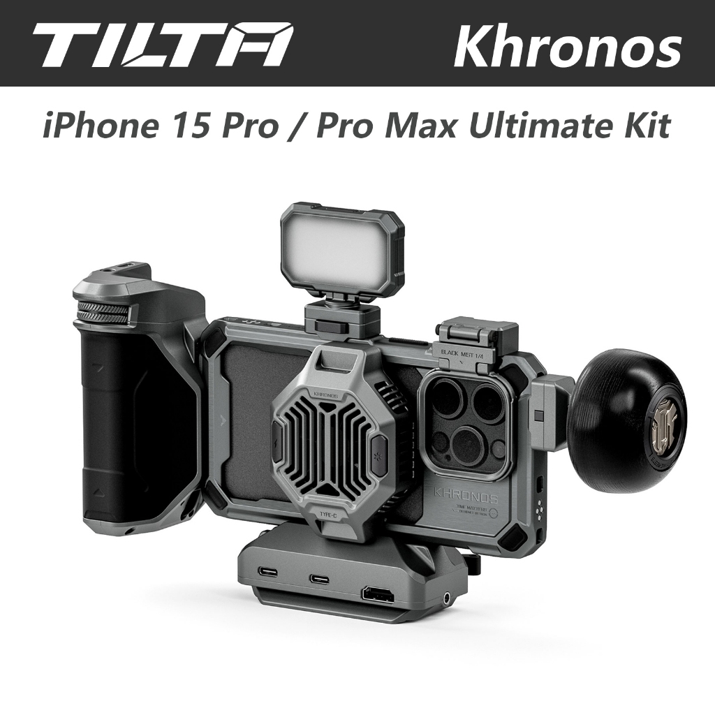 Tilta KHRONOS กรงกระต่าย ขาตั้งต่อขยาย iPhone15 Pro Max ขาตั้งโลหะ อุปกรณ์เสริม สําหรับถ่ายภาพ