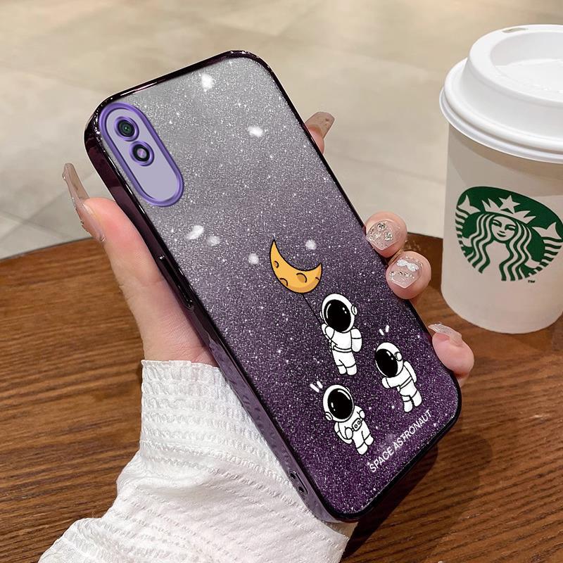 เคส redmi 9a xiaomi redmi 9 redmi 9t เคสโทรศัพท์ซิลิโคน แบบนิ่ม กันกระแทก ลายการ์ตูนนักบินอวกาศ SFSYHY01