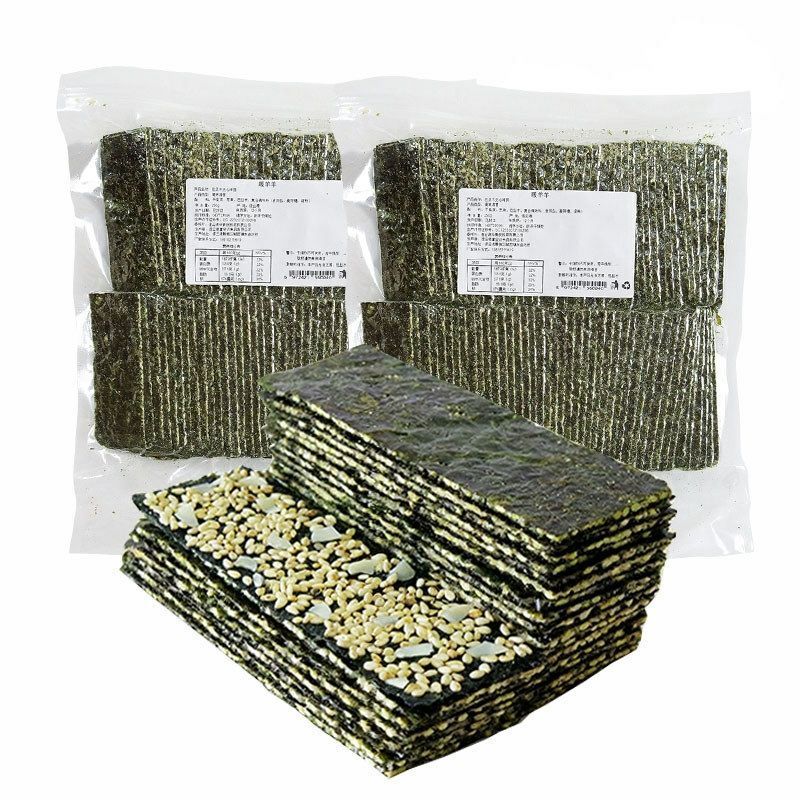 สาหร่ายทอด ผสมงาขาว ทอดใหม่ทุกวัน สาหร่ายทอดกรอบ สาหร่ายอบกรอบ - รูปที่ 7