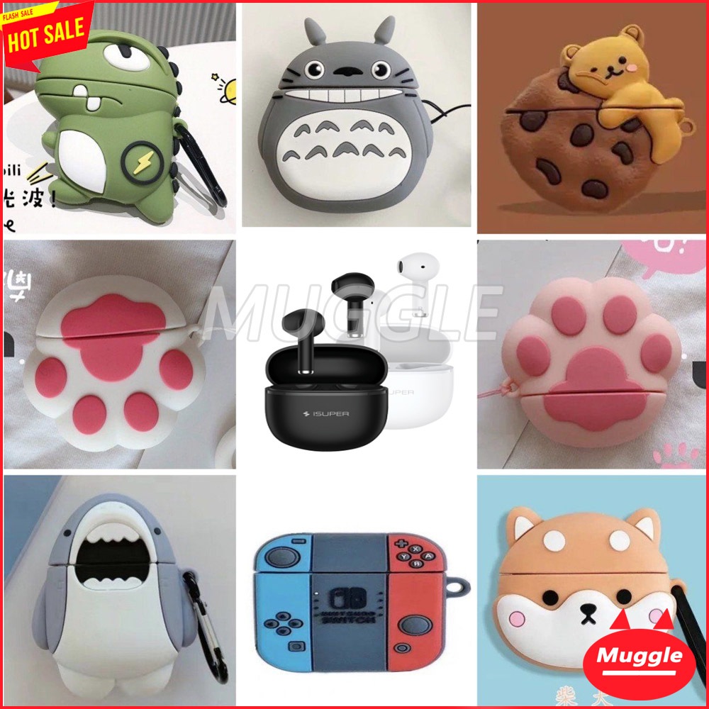 🔥พร้อมส่ง!!🔥เคส iSuper Evo Buds Air 2 เคสหูฟัง แบบนิ่ม ลายการ์ตูน iSuper Evo Buds Air2 เคส  สำหรับหู