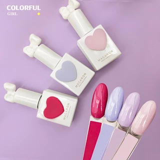 【พร้อมส่ง】58สี ฟรีชาร์ตสี เบส ท๊อป 15ml. Sansu 3.0 รุ่น MACARON ฝาโบว์ สีเจล ยกเซต เซตสีเจล สีแฟลชสีเจล