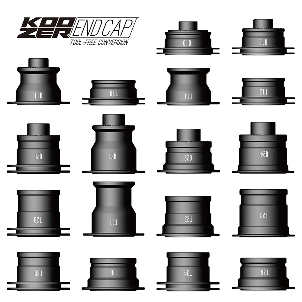 Koozer Hub Endcap 2023 ใหม่ XM490 460 450 อะไหล่ซ่อม 5x100 9x100 10x135 QR 15x100 12x142 มม.THRU 12x135 110 148 อะแดปเตอร์แปลง