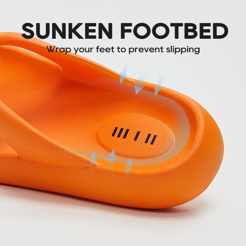 UTUNE รองเท้าแตะ Flip Flop สำหรับผู้หญิงปี 2024 พร้อมพื้นยางกันลื่นแบบนุ่มสำหรับการเดินชายหาด