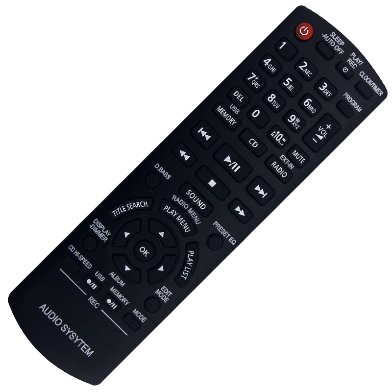 N2QAYB000637 รีโมทคอนโทรลเข้ากันได้กับเสียง Panasonic SA-AKX32PH SA-AKX54PH SA-AKX72PH SA-AKX74PH SA