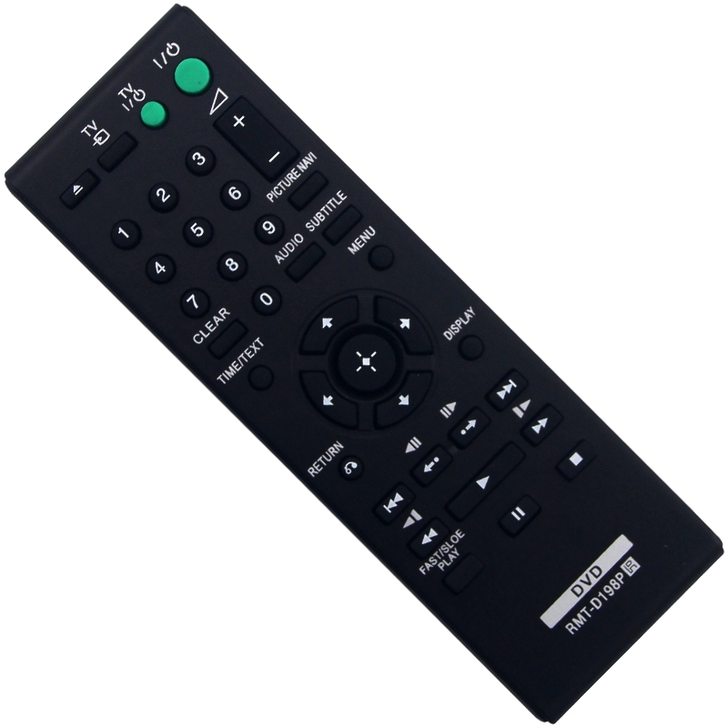 รีโมทคอนโทรล RMT-D198P เข้ากันได้กับ Sony DVD SR760 SR170 DVPSR170 DVPSR370 RMTD198P