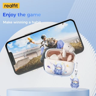 【พร้อมส่งในไทย】Realfit F3 ANC หูฟังบลูทูธ -38dB ตัดเสียงรบกวน พร้อมไมโครโฟน เบสหนัก หูฟัง คุณภาพเสียงดี