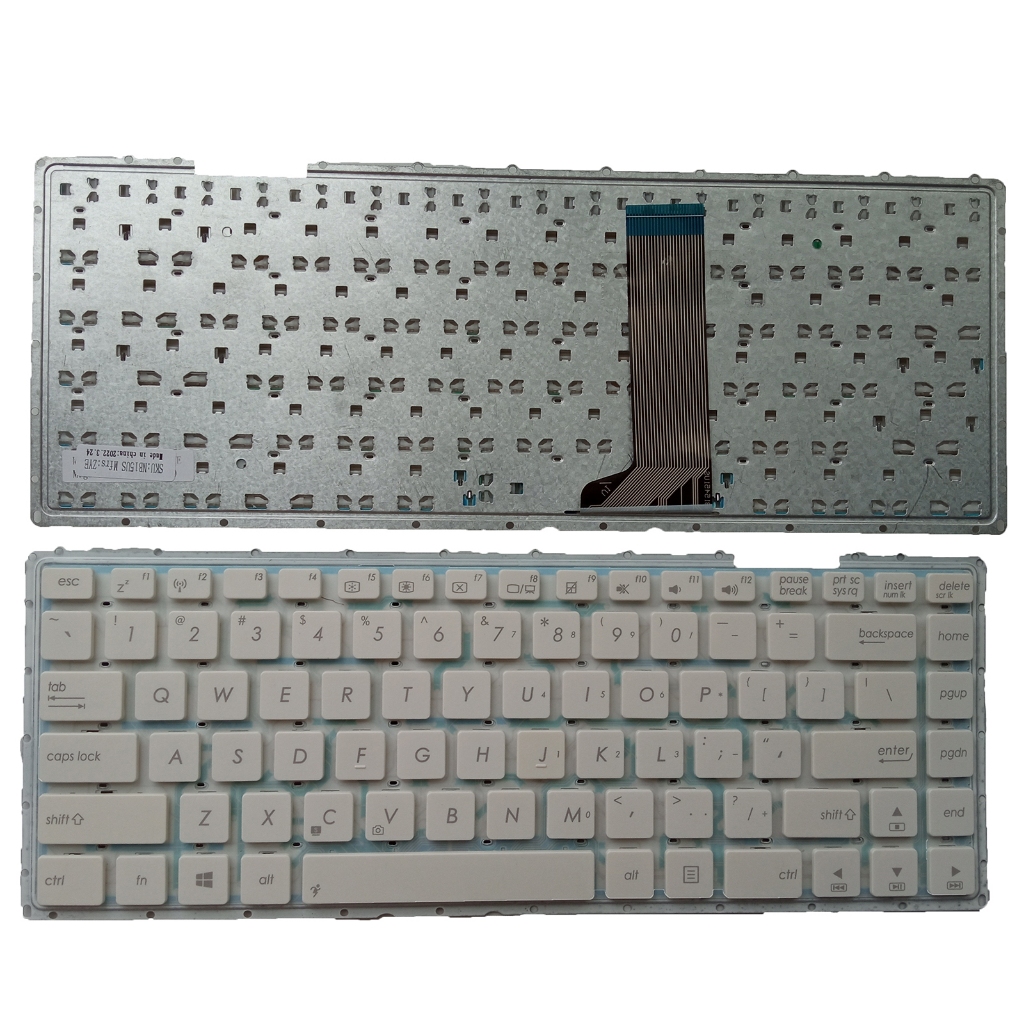 แป้นพิมพ์ US สําหรับ Asus X451 X453 D450 D450CA D450MA สีขาว