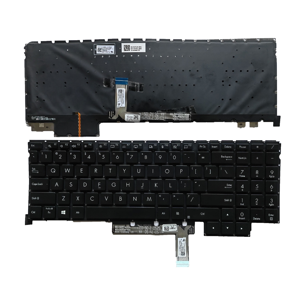 ใหม่ Asus ProArt Studiobook16 H5600 H5600Q H7600z W5600 W7600 US คีย์บอร์ด backlit