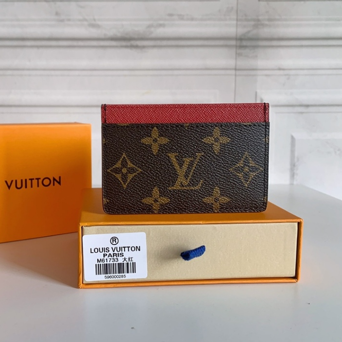 Louis Vuitton กระเป๋าสตางค์ หนังแท้ 100% ใบสั้น ระดับไฮเอนด์ สําหรับผู้หญิง