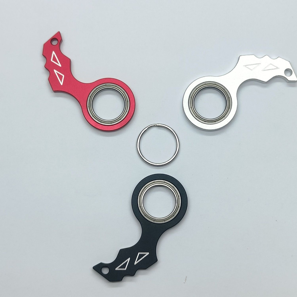 American Trend Play Fidget Spinner Karambit Decompression พวงกุญแจ