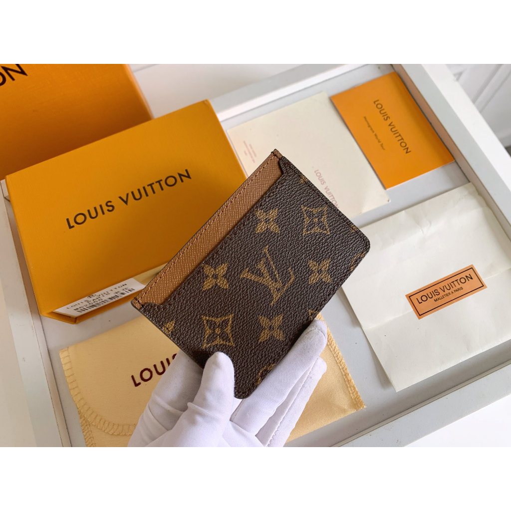 Lv/louis Vuitton ใหม่ กระเป๋าหลุยส์วิตตอง ใส่บัตร อเนกประสงค์ หลายช่อง