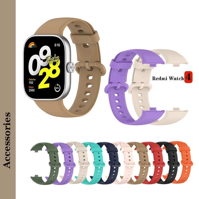 สายนาฬิกา TPU Fit สําหรับ Redmi Watch 4 / 5 / 6 สร้อยข้อมือสายรัดข้อมือซิลิโคน Xiaomi Band 8 / 9 Pro สายรัดข้อมือ