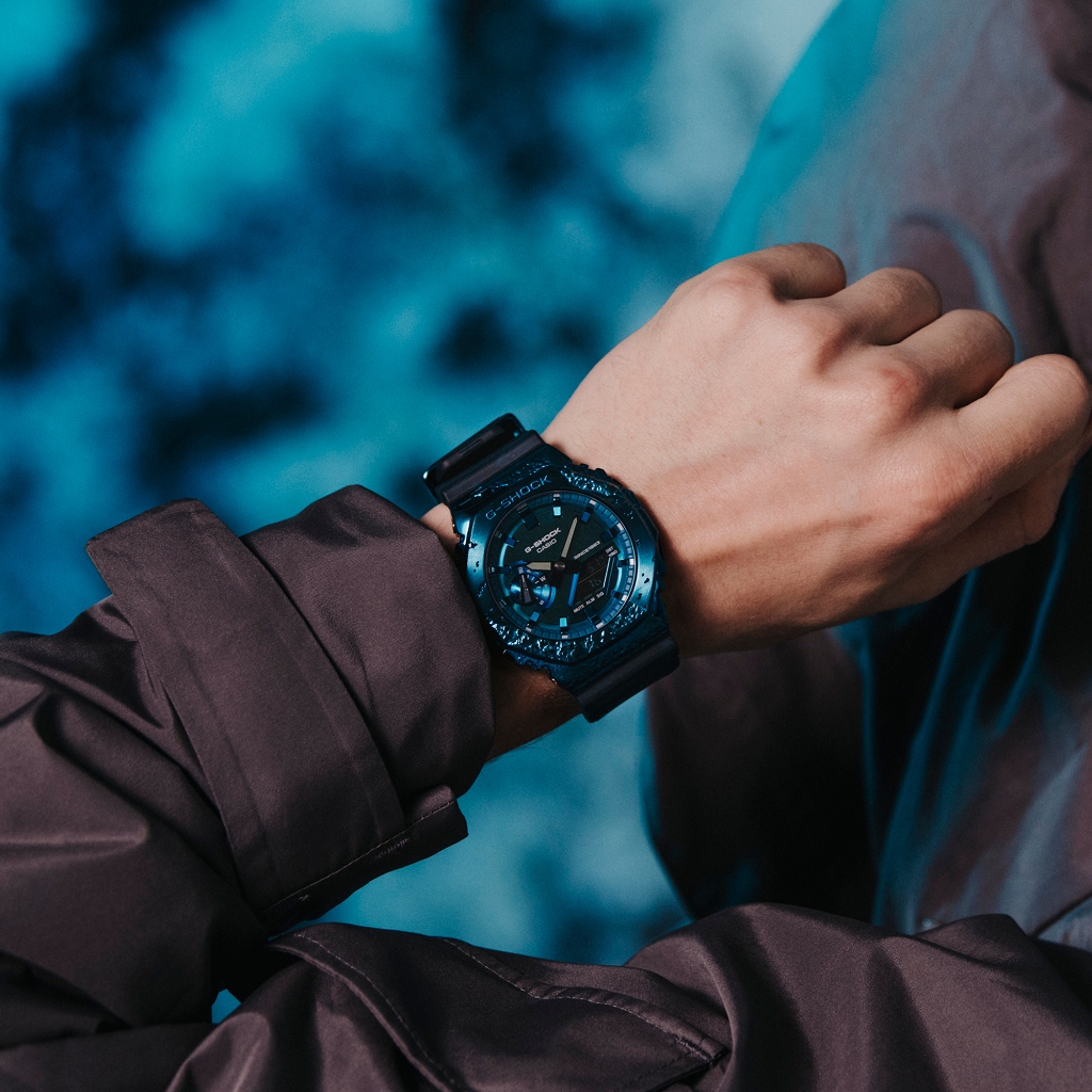 [ใหม่] Gm-2100 Casio แปดเหลี่ยม Farm Oak นาฬิกาสปอร์ตกันน้ําสําหรับผู้ชาย
