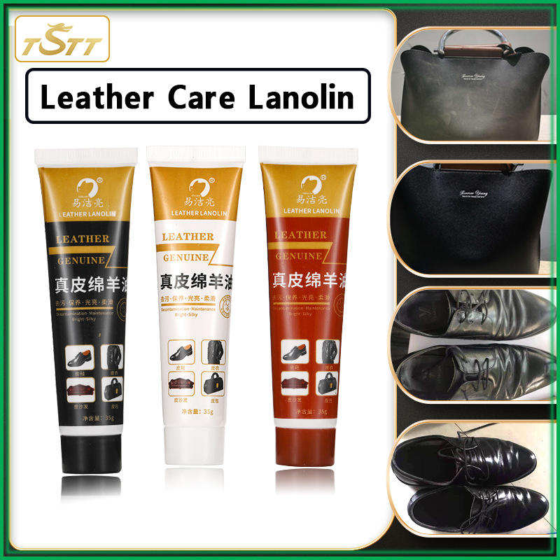 คุณภาพสูงรองเท้าโปแลนด์ดูแลหนังลาโนลินรองเท้าหนังบํารุงรักษาน้ํามันหนังดูแลครีมบํารุงรองเท้าขี้ผึ้งสีดําสีน้ําตาลไม่มีสีขัดรองเท้า