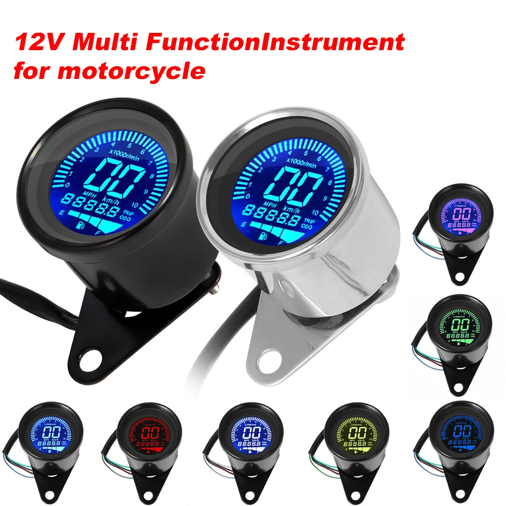 เครื่องวัดความเร็วดิจิทัล LED LCD แบบสากล สําหรับมอเตอร์ RPM มิเตอร์ดิจิทัล RPM