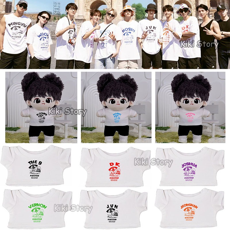 เสื้อยืดมีฮู้ด ลายตุ๊กตา SEVENTEEN NANA TOUR THE8 JEONGHAN HOSHI WONWOO DK SCOUPS ขนาด 10 ซม. 15 ซม.