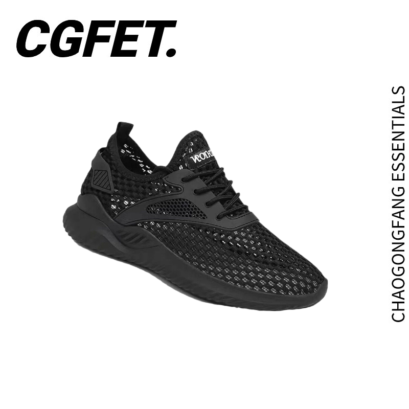 Cgfet รองเท้ากีฬาลําลอง พื้นนิ่ม ระบายอากาศ สไตล์เกาหลี สําหรับผู้ชาย