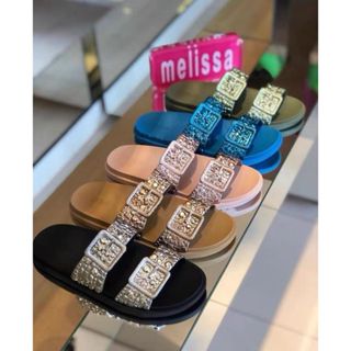 Melissa 2025 รองเท้าผู้หญิงใหม่ Casual Flat Flip-Flops Jelly…
