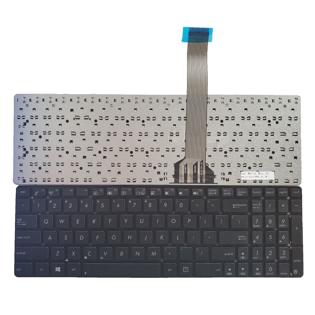 แป้นพิมพ์แล็ปท็อปสําหรับ Asus K55N K55V K55X K75A K75D A55A A75A K55D A75V US รูปแบบ