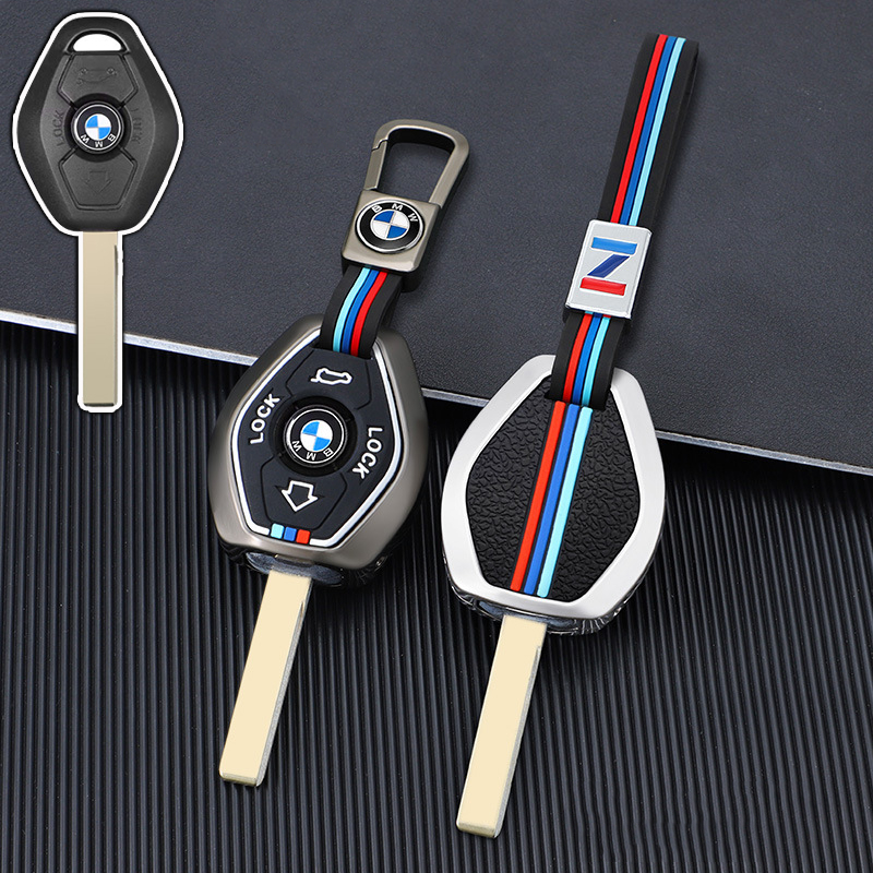 เคสรีโมตกุญแจรถยนต์ อุปกรณ์เสริม สําหรับ BMW X3 X5 Z3 Z4 3 5 7 Series E39 E46 E83 E38 1998-2005 ของแต่งรถยนต์ พวงกุญแจ