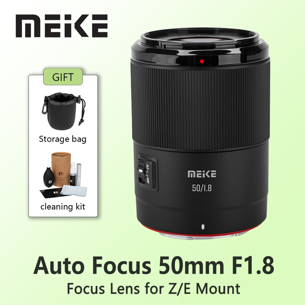 Meike 50mm F1.8 เลนส์โฟกัสอัตโนมัติสำหรับ Sony E/Nikon Z - mount Portrait