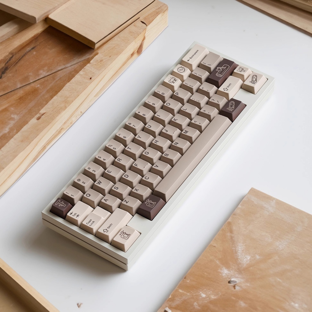 [JKDK] studio Carpenter Keycap Cherry Profile PBT Dye Subbed Key Caps For Mechanical Keyboard With M
