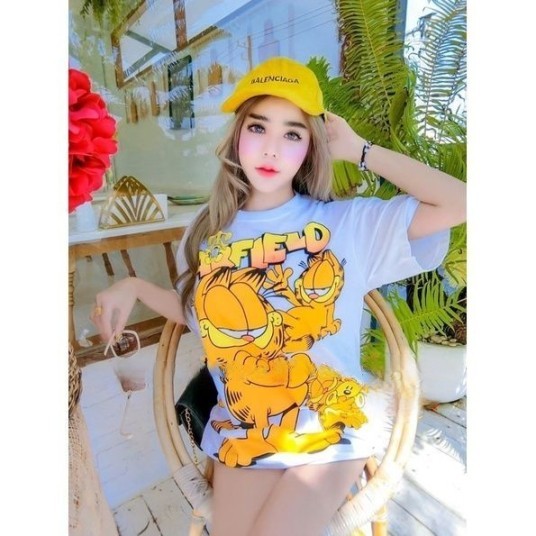 เสื้อแข่งไทย เสื้อยืด Viral พร้อมกราฟิกน่ารัก Unisex ผู้ชายผู้หญิงน่ารัก Tshirt Casual กีฬาเสื้อยืด Top หลวมฤดูร้อน Breathable แห้งเร็วการดูดซึมความชื้น