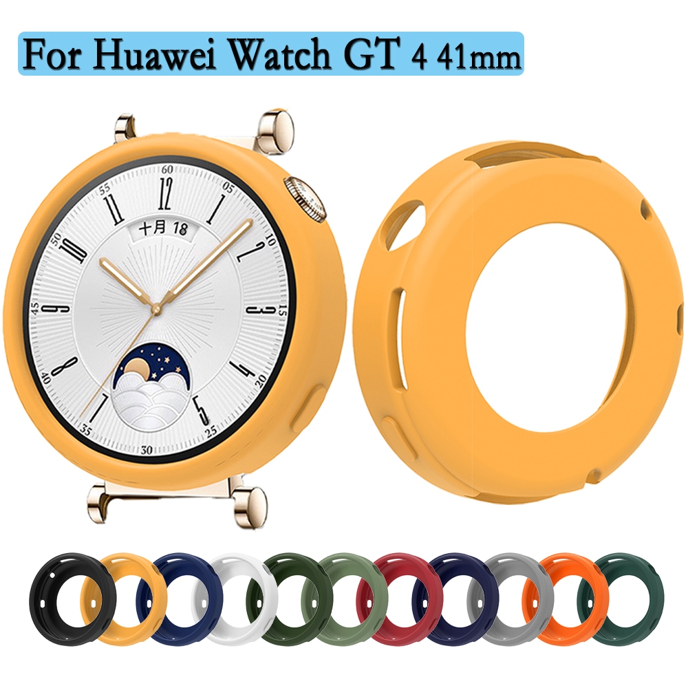 เคสนาฬิกาข้อมือ ยางซิลิโคนนิ่ม เบาพิเศษ อุปกรณ์เสริม สําหรับ Huawei Watch GT4 41 มม.