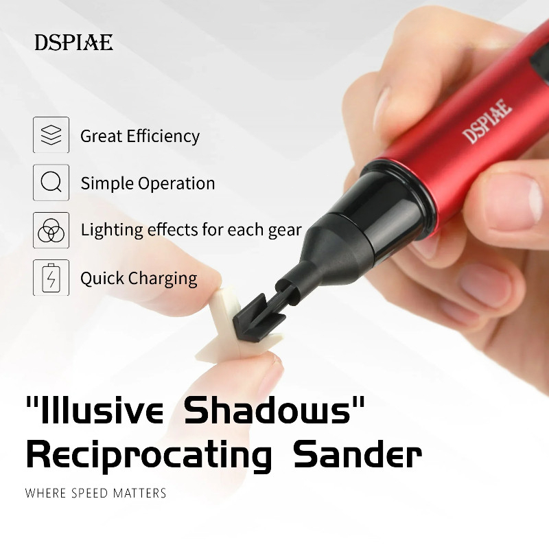 Dspiae ES-A "ILLUSIVE SHADOWS" เครื่องขัดลูกสูบ