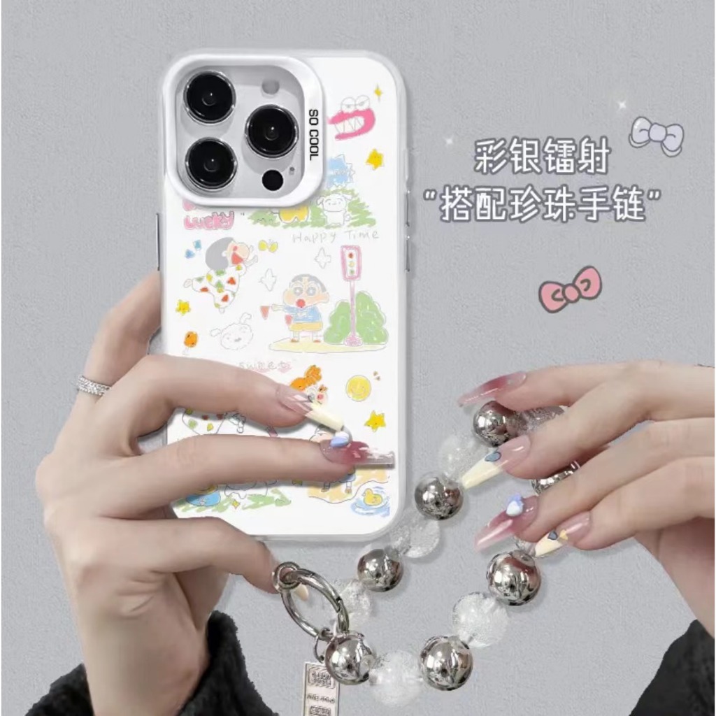 เคส SAMSUNG สร้อยข้อมือเครยอนชินจังเคสเชือกเส้นเล็ก เคสซัมซุง case Samsung galaxy s24fe s25 ultra no